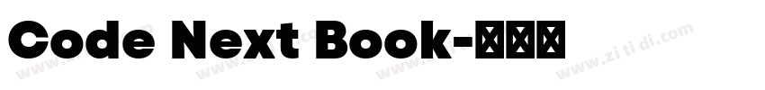 Code Next Book字体转换
